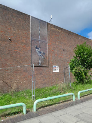 Banksy at Reading Gaol